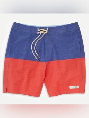 Fair Harbor Jupiter Board Short Shorts Swim J. Crew Sold Out Men’s 34 Blue Multi